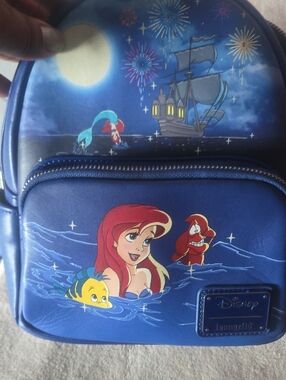 Loungefly The Little Mermaid Blue Mini Backpack